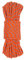 NewDoar Statisches Kletterseil 6 mm Zubehör Seil für Baumpfleger, Bergsteigen, Segelboot Seil, Dockleinen, Schleppseil-Orange/50M