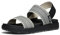 KEEN Damen Elle Backstrap Sandalen mit Keilabsatz, Black/Star White, 35.5 EU