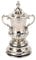 Leopacat Trophée de Football, Mini Trophée de Jeu de Football, Football Trophies Replica, Prix de Décoration en Métal Haute Simulation, Prix pour Table Chevet, Bibliothèque, Salon, Tournois Sportifs