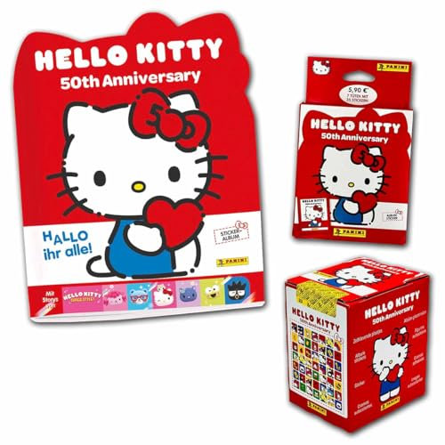 Panini Hello Kitty 50th Anniversary – Stickerkollektion (Sammelbundle)