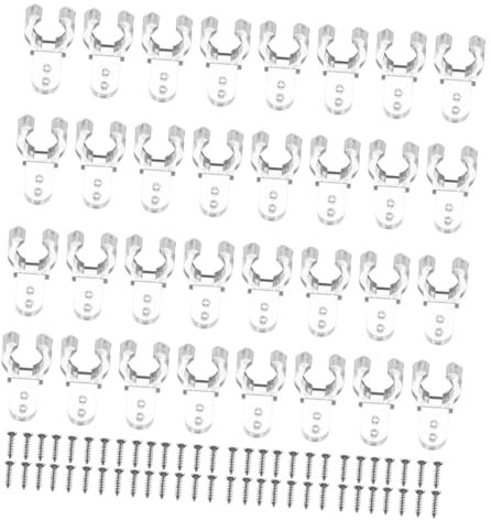 MOLUCKFU Lichtschlauch-montageclips 200 Stück -clips Schraubbefestigung Befestigungsclips Für Die Montage Von Lichtschläuchen