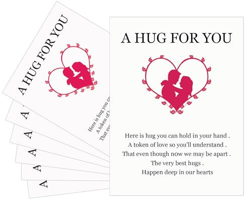 Geschenkkarte in Herzform, blanko, für Geschenke, Taschenumarmung, Grußkarte, soziales Geschenk, mit Liebe gemacht, Umarmungskarte, Armband, Verpackung, Karte mit Schmuck, Weiß, 100 Stück