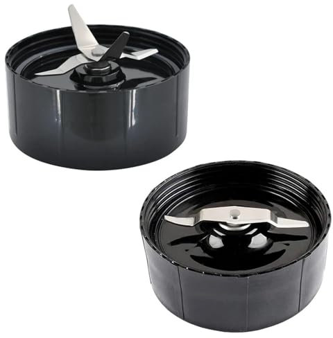XYWOPO Pieza de Repuesto de Cuchillas de Afeitar Cruzadas y Planas for MB1001, for Accesorios mezcladores de Cuchillas de licuadora Magic Bullet 250W Cuchilla de Repuesto para licuadora