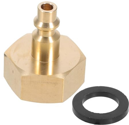 VICASKY Winterfestmachungs Adapter Für Wohnmobil Gartenschlauch 3/4 Kupfer Entlüftungsstopfen Schnellkupplung Für Druckluft Wasserleitungen Boot Camping