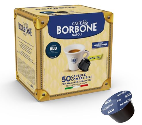 Caffè Borbone Miscela Blu - 50 capsule - Compatibili con le Macchine Nescafè®* Dolce Gusto®*
