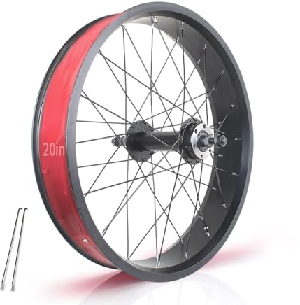 HZXQCVB 20x4.0 Fatbike-Hinterrad 24/26 Zoll Snowbike/Beachbike Radsatz 36x14G Speichen Scheibenbremse 195mm 36H Vorder-Hinterradnabe Hinterfelge Für 7/8/9/10-Gang-Rotationsräder(20in Rear A)