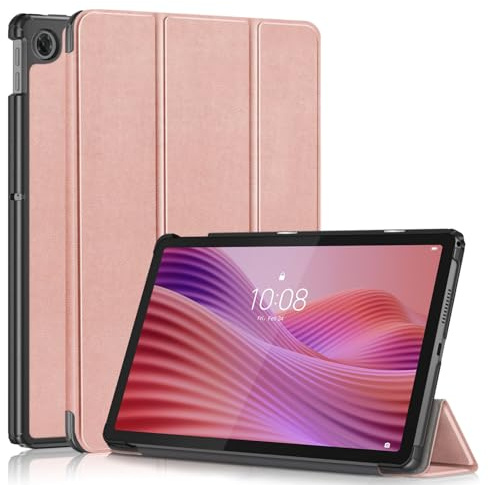 TOPCASE Funda para Lenovo Tab 10.1 Pulgadas TB311FU - Ultrafina Inteligente Funda Tablet para Lenovo Tab TB311FU/ Tab K10 (2nd Gen) 10.1 TB311XU,Oro Rosa