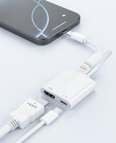 MTAKYI Adattatore USB-C e Lightning a HDMI
