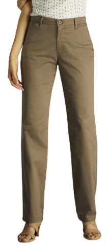 Lee Women's Relaxed Fit All Day Straight Leg Pant Deep Breen 6 US