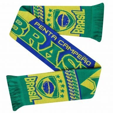 Brazil (Brasil World Cup Football Scarf (100% Acrylic), Football Fans Scarf, Soccer Scarf