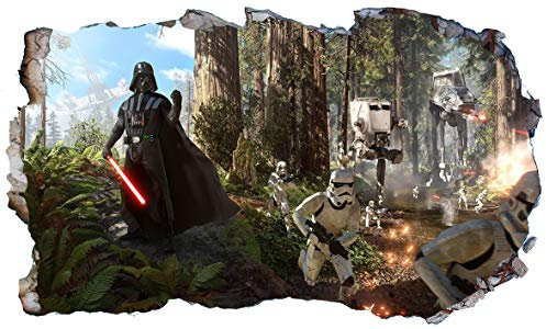 Chicbanners Wandtattoo Kinderzimmer Jungezimmer 3D-Wandaufkleber, selbstklebend, Größe 1000 mm breit x 600 mm tief (groß)