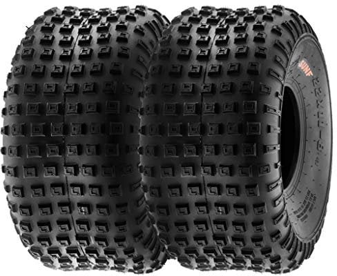 SunF A011 16x8-7 16x8x7 ATV UTV Reifen All-Terrain Reifen 6PR TL 20F E4 Pfad Rasenmäher Ersatzreifen, Satz von 2 Stück