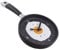 MagiDeal Pfanne mit Spiegeluhr Wanduhr für Küche Schlafzimmer, Schwarz