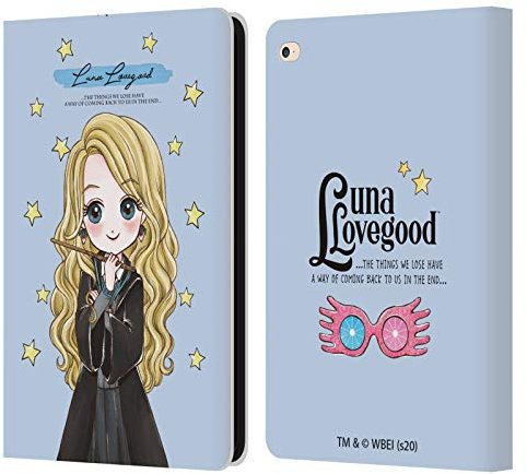 Head Case Designs Licenza Ufficiale Harry Potter Luna Lovegood Deathly Hallows XXXVII Custodia Cover in Pelle a Portagoglio Compatibile con Apple iPad Air 2 (2014)