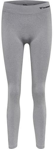 hummel hmlCI Seamless MW Leggings Damen F3106 grau, M Damen