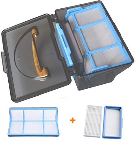 JGSDJWIAS Accessori per Aspirapolvere Contenitore di Polvere Bin Hepa Filtro Efficiente Filtro Misura for ILife V5S V3 V5 V5S PRO V50 Robot Aspirapolvere Ricambio Accessori
