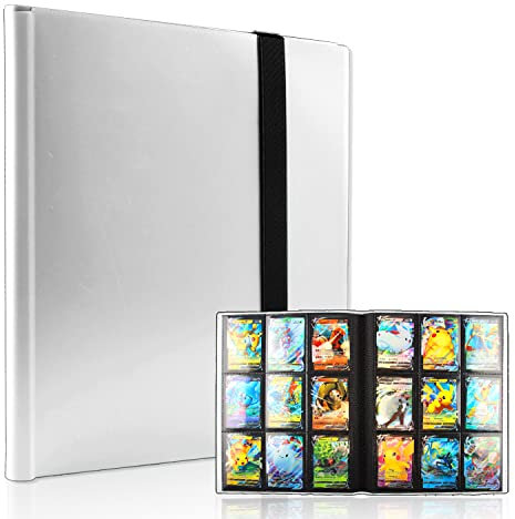 Karten Album, Karten Hefte, Karten Ordner, 9 Pocket Sammelalbum, Karten Sammelalbum Groß, Sammelmappe Karten, Sammelkarten Album, Sammelkartenalbum Kartenalbum, Bietet Platz für Bis zu 360 Karten