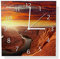 Wallario Design Wanduhr Grand Canyon bei Sonnenuntergang aus Aluverbund, Alu-Uhr Größe 30 x 30 cm, weiße Zeiger mit Metalloptik