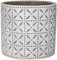 KOTARBAU® Pot de fleurs, 13 x 12 cm, pour fleurs, plantes, en béton décoratif, décoré