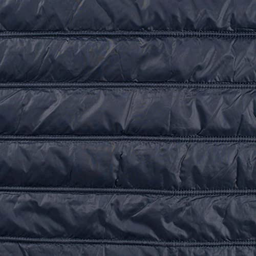 Stepper - Steppstoff, Mantelstoff, Jeans Blau unifarben als Meterware, 50 cm