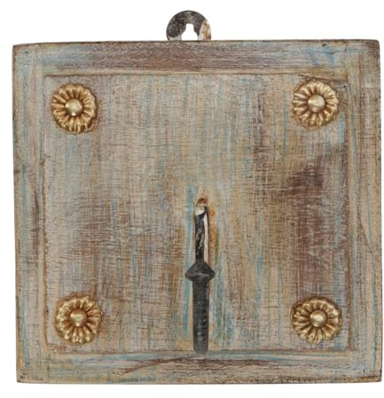 Garderobenhaken aus Holz, Kleiderhaken im Kolonialstil, massiv, Design 2