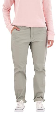Dockers Damen Hose Weekend Chino Slim, Forest Fog, 31 Lang