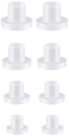 gofidin Lot de 8 piercings de nombril en silicone, Silicone, Sans pierre précieuse