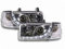 CR-Lights Led Scheinwerfer in chrom kurzer Vorderwagen für VW T4 Bus 1990-2003