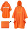 ENONEO Wasserdichter Fahrrad Regenponcho mit Kapuze, Wasserdicht Regenjacken Wiederverwendbar Regencape Unisex Regen Poncho Cape Erwachsene Leicht Regenmantel für Wandern Radfahren Angeln