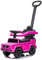 Rutschauto ab 1 Jahr mit Schubstange, Mercedes G mit Schubstange, Kinderauto, Baby Auto (Rosa)