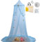 MRWiZMS Moskitonetz Bett 65x250x1000cm, Betthimmel, Baldachin Kinderzimmer, Himmel Babybett Kinder Schlafzimmer Dekoration für Höhle, Spielzimmer, Geschenk für Babydusche, Neues Baby, Älteres Kind