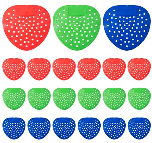 Urinalsieb Mit Duft, 21 Stück Urinalsieb, Universal Urinalsieb Urinaleinlage, Urinalsieb Urinaleinlage, Pissoirsieb Spritzschutz, Urinal Einleger Matte für Toiletten Im Badezimmerbüro, In Stadien