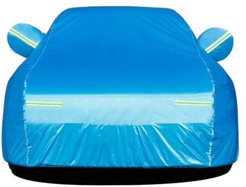 Autoabdeckung für Volkswagen VW Tiguan/Tiguan R/Tiguan Sport Style/Tiguan L/Tiguan Trend Fun 2007-2016 Auto Abdeckung Wetterfest Autoschutzhülle Vollgarage Autoplane,D-Double Layer