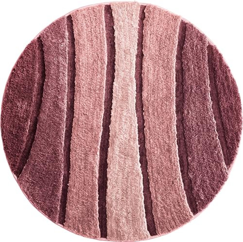 REDBEST Badematte Louisville Altrosa Größe rund: 90 cm Ø