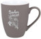 Spruchreif | Soft-Touch Tasse Taupe Bücherwurm – Beidseitig gravierte Tasse mit Spruch | Originelles Geschenk für Leseratten & Bücherfreunde | 350 ml