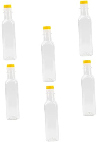 Alipis Lot De 6 Bouteilles D'huile De 500 Ml Contenants D'assaisonnement Pour Porte-huile Pour