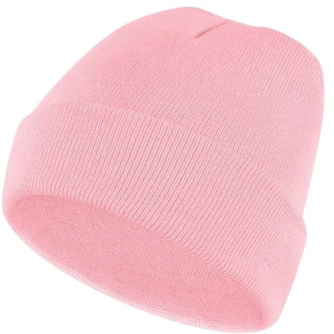 Wanme Bonnet pour Homme et Femme, Classics Basic Bonnet Hiver Extensible en Tricot, Chaud et Confortable