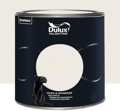 Dulux Valentine Peinture murs & boiseries Pure Crème 0,5 L