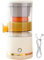 Exprimidor de separación automática, exprimidor de cítricos, máquina prensadora de frutas, exprimidor de zumo de naranja, contenedor de jugo portátil, licuadora exprimidora de 7,4 V para lima, naranja