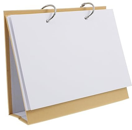 DOITOOL Diy Spiral Notizbuch Leeres Kalenderbuch Aus Kraftpapier Mit Abnehmbaren Blättern Für Individuelle Gestaltung Zeichnen Und Fotokleben Für Kreative Projekte Und Geschenke