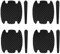 Car Door Handle Protector 8Pcs/Set Anti-Collision Self-adhesive Car Door Handle Scratch Protector with Cup Sticker for SUV Truck RV, Black Cup