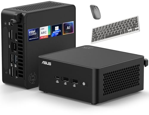 Asus NUC 15 Pro NUC15CRKV7 Barebone System - Mini PC - Intel Core Ultra 7 265H - Intel Chip - 96 GB DDR5 SDRAM DDR5-6400/PC5-51200 Maximum RAM Support - 2 Total Memory Slots - NVMe Controller - Intel