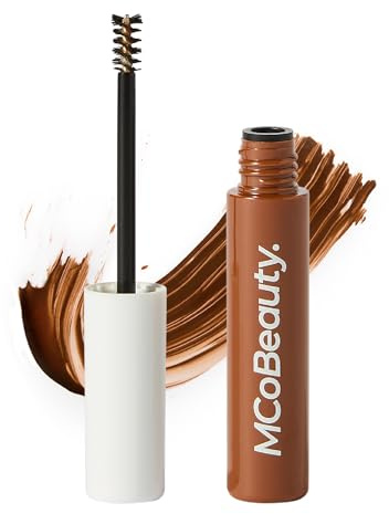 MCoBeauty Magic Brows - Auburn Tinted Brow Gel | 3-in-1 Volumising Brow Gel, Tints Fills & Holds, With Spoolie Brush, Vegan & Cruelty Free