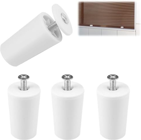 QZKJQDD 4 Stück Rolladen Stopper 40mm, Anschlagpuffer Stopper für Rollladen, Rolladenstopper Weiß, Rolladen-Stoppers für Fenster Rolladenpanzer Lamellen Aussen Ersatzteile