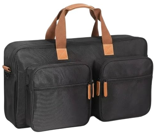 KiBcsLic Controller Bag Large Capacity Controller Travel Case Multiple-Pocket Organizer Padded Mixer Bag for Traveling DJs