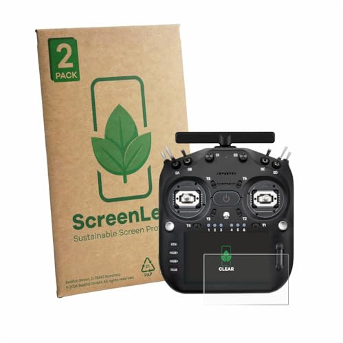 ScreenLeaf 2 Stück Schutzfolie für Radiomaster TX16S MK3 [nachhaltiger Displayschutz, Folie, transparent, kratzfest]