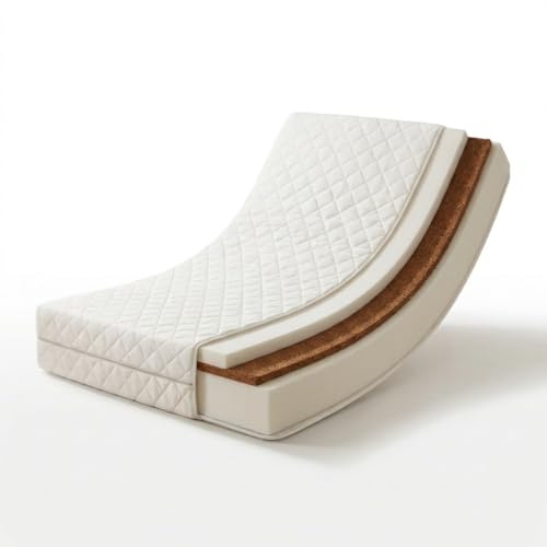 lunesso Matratze 160x180 cm Kaltschaummatratze mit Kokosmatte | Höhe 12 cm | H3/H4 Wendbar | Orthopädische Schaummatratze | Waschbarer Bezug Abnehmbar | Öko-Tex Zertifiziert | Allergikergeeignet