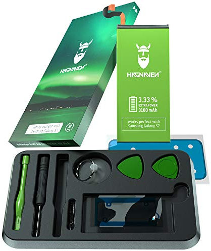 Hagnaven® Li-Polymer Akku für Samsung Galaxy S7 SM-G930F inkl. WERKZEUGSET | HÖHERE KAPAZITÄT | LEISTUNGSSTARKER Ersatzakku | 3100 mAh | Ersetzt EB-BG930ABE | QUALITÄTSZELLEN