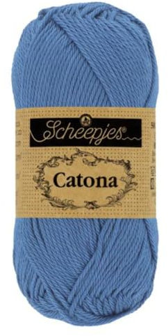 Scheepjes - Scheepjes Catona 261 Capri Blue Yarn - 1x50g