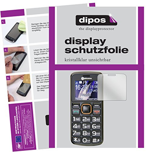dipos I 6x Screen Protector compatible with Amplicomms PowerTel M6300 Protection Films clear